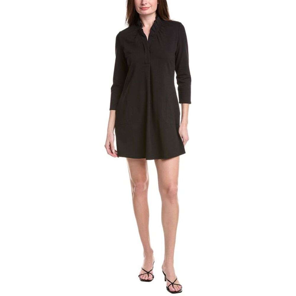 Nic+Zoe Womens  Ruffled Up Dress, Black